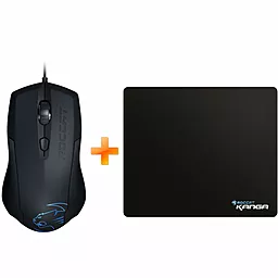 Комп'ютерна мишка Roccat Lua Tri-Button Mouse + Kanga Cloth Mousepad Gaming Bundle (ROC-11-311)