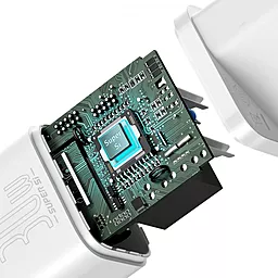 Сетевое зарядное устройство с поддержкой быстрой зарядки Baseus Super Si 30W USB-C Charger White (CCSUP-J02) - миниатюра 5