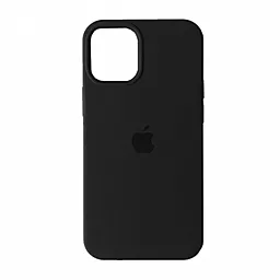 Чехол Apple Silicone Case Full iPhone 13 Pro Max Black - миниатюра 1