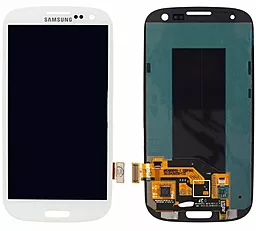 Дисплей Samsung Galaxy S3, S3 Neo з тачскріном, (OLED), White