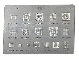 BGA трафарет (для реболінгу) (PRC) A193 для Sony Ericsson Series K750/K790/K800/K810/K850/W810/W880