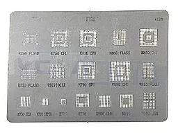 BGA трафарет (для реболлинга) (PRC) A193 для Sony Ericsson Series K750/K790/K800/K810/K850/W810/W880 - фото BGA трафарет (для реболлинга) (PRC) A193 для Sony Ericsson Series K750/K790/K800/K810/K850/W810/W880