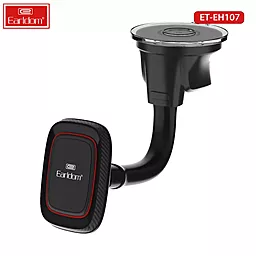 Держатель магнитный Earldom ET-EH107 на присоске Black - фото Держатель магнитный Earldom ET-EH107 на присоске Black