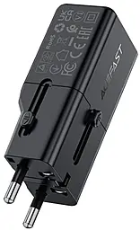 Сетевое зарядное устройство AceFast Z7 30w GaN PD USB-C charger black - фото Сетевое зарядное устройство AceFast Z7 30w GaN PD USB-C charger black