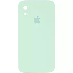 Чехол Silicone Case Full Camera Square для Apple iPhone XR Light Turquoise