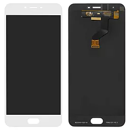 Дисплей Meizu M3X, X (M682) с тачскрином, White - фото Дисплей Meizu M3X, X (M682) с тачскрином, White