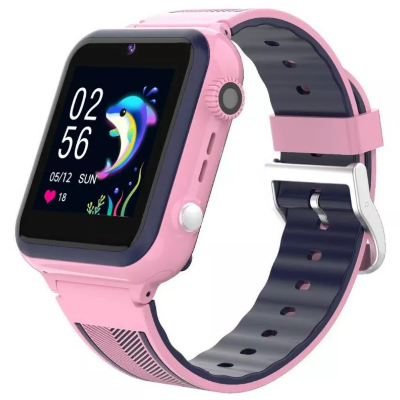 Смарт-часы Kids SM A130 GPS+IP65 Pink - фото 1
