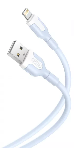 Кабель XO NB212 USB-A - Lightning 10.5w 1м cable Blue - фото 1