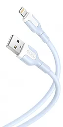 Кабель XO NB212 USB-A - Lightning 10.5w 1м cable Blue - фото Кабель XO NB212 USB-A - Lightning 10.5w 1м cable Blue
