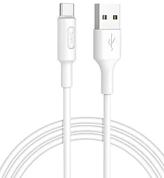 Кабель Hoco X25 Soarer Charging USB-A - Type-C 10w 1м cable White - миниатюра 3 Кабель Hoco X25 Soarer Charging USB-A - Type-C 10w 1м cable White - миниатюра 3