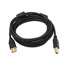 Кабель (шлейф) Voltronic USB 2.0 AM/BM 1.5м с ферритовым фильтром чёрный - фото Кабель (шлейф) Voltronic USB 2.0 AM/BM 1.5м с ферритовым фильтром чёрный