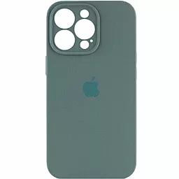 Чехол Silicone Case Full Camera для Apple iPhone 15 Pro Pine Green