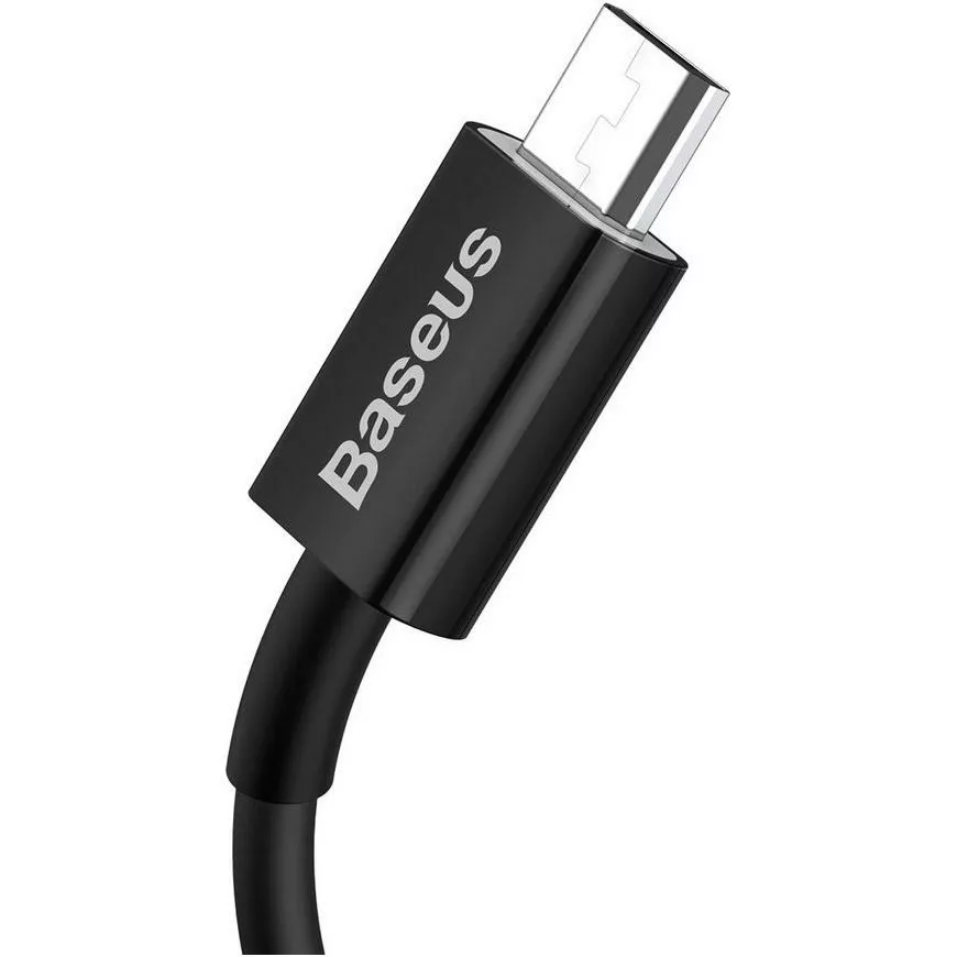Кабель USB Baseus Superior micro USB Cable Black (CAMYS-01) - фото 3
