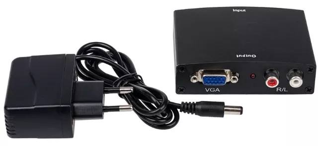 Видео конвертер HDMI - VGA Black (15272) Atcom - фото 2