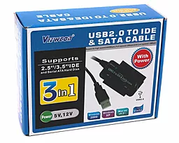 Адаптер USB2.0 - IDE/SATA (VE158) - мініатюра 3