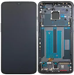 Дисплей OnePlus 7 (GM1900, GM1901, GM1903, GM1905) с тачскрином и рамкой, оригинал, Black