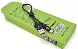 USB Кабель iKaku Xundian 5A 0.25M USB Type-C Cable Black