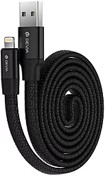 Кабель Devia Ring Y1 USB-A - Lightning 12w 2.4a 0.8м cable Black - фото Кабель Devia Ring Y1 USB-A - Lightning 12w 2.4a 0.8м cable Black