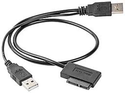 Кабель (шлейф) Cablexpert USB 2.0 на Slimline SATA 13 pin (A-USATA-01)