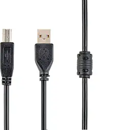 Кабель (шлейф) Gembird USB 2.0 AM/BM 3,0м (CCP-USB2-AMBM-10)