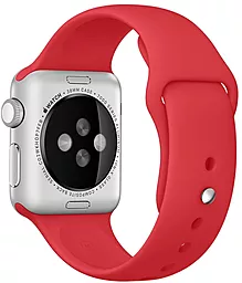 Сменный ремешок для умных часов Apple Watch Sport Band 42mm Product Red - миниатюра 3