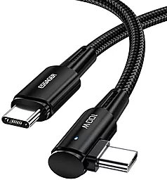 Кабель Essager Sunset Bend Type USB Type-C - Type-C 100w 5a 1м PD cable Black (EXCTT1-CGWT01) - фото Кабель Essager Sunset Bend Type USB Type-C - Type-C 100w 5a 1м PD cable Black (EXCTT1-CGWT01)