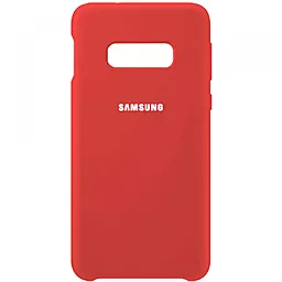Чехол Epik Silicone Case Full для Samsung Galaxy S10E Red
