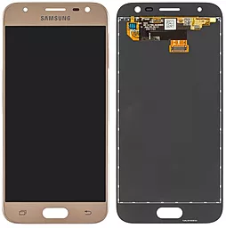 Дисплей Samsung Galaxy J3 J330 2017 з тачскріном, (TFT), Gold