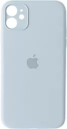 Чохол Silicone Case Full Camera для Apple IPhone 12  Light Blue