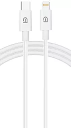 Кабель ArmorStandart USB Type-C - Lightning 27w 3a 1м cable White (ARM64296) - фото Кабель ArmorStandart USB Type-C - Lightning 27w 3a 1м cable White (ARM64296)