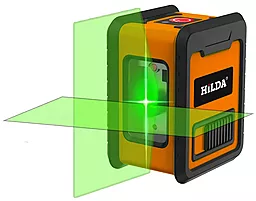Лазерный уровень Hilda IP54 500 см Orange - фото Лазерный уровень Hilda IP54 500 см Orange