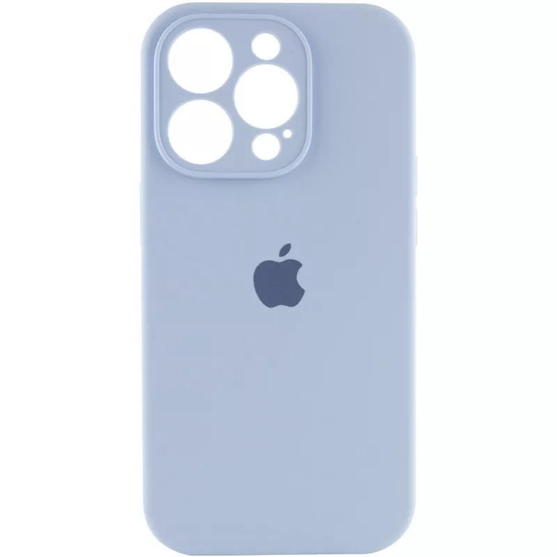 Чехол Silicone Case Full Camera для Apple iPhone 15 Pro Max Lilac Blue - фото 1