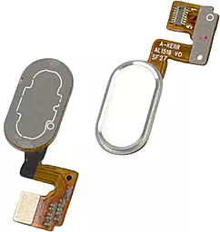 Внешняя кнопка Home Meizu M3 Note (14 pin) со шлейфом White