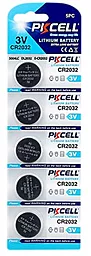 Батарейки PKCELL CR2032 BLISTER CARD 5шт 3 V
