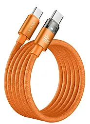 Кабель McDodo USB Type-C - Type-C 100w 5a 1.2м PD cable Orange (CA-5580) - фото Кабель McDodo USB Type-C - Type-C 100w 5a 1.2м PD cable Orange (CA-5580)