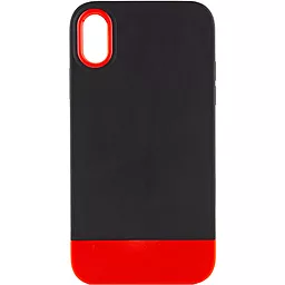 Чехол Epik TPU+PC Bichromatic для Apple iPhone XR (6.1")  Black / Red