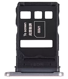 Слот (лоток) SIM-карти Huawei Nova 8i / Honor 50 Lite Dual SIM Silver