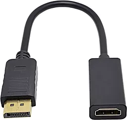 Відео перехідник (адаптер) STLab DisplayPort - HDMI v1.2 1080p 60hz 0.18m black (U-996) - мініатюра 2