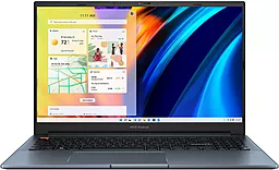 Ноутбук ASUS Vivobook Pro 15 OLED K6502HC-MA060W (90NB0YX1-M00720) Quiet Blue - фото Ноутбук ASUS Vivobook Pro 15 OLED K6502HC-MA060W (90NB0YX1-M00720) Quiet Blue