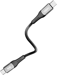Кабель Yoki YK-SO15 SOLID USB Type-C - Type-C 60w 3a 0.25м PD cable Black - мініатюра 3 Кабель Yoki YK-SO15 SOLID USB Type-C - Type-C 60w 3a 0.25м PD cable Black - мініатюра 3