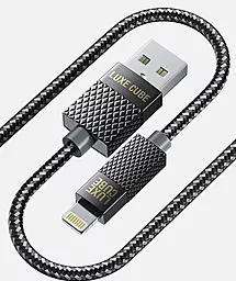 Кабель Luxe Cube Premium USB-A - Lightning 10.5w 1м cable Grey - фото Кабель Luxe Cube Premium USB-A - Lightning 10.5w 1м cable Grey