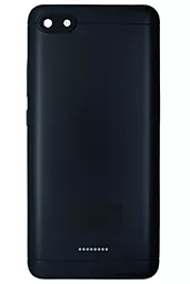 Задняя крышка корпуса Xiaomi Redmi 6A, 2/16 Gb, 2 Sim со стеклом камеры Black