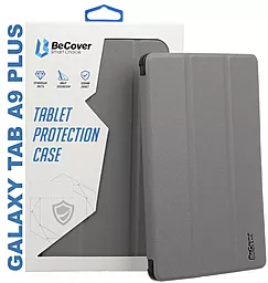 Чехол для планшета BeCover Smart Case для Samsung Galaxy Tab A9 Plus SM-X210/SM-X215/SM-X216 11.0" Gray (710309) - фото Чехол для планшета BeCover Smart Case для Samsung Galaxy Tab A9 Plus SM-X210/SM-X215/SM-X216 11.0" Gray (710309)