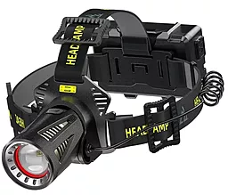 Налобный фонарик Bailong Police H610 (3x18650) с функцией powerbank - фото Налобный фонарик Bailong Police H610 (3x18650) с функцией powerbank