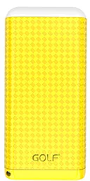 Повербанк GOLF D200 20000mAh Yellow - фото Повербанк GOLF D200 20000mAh Yellow