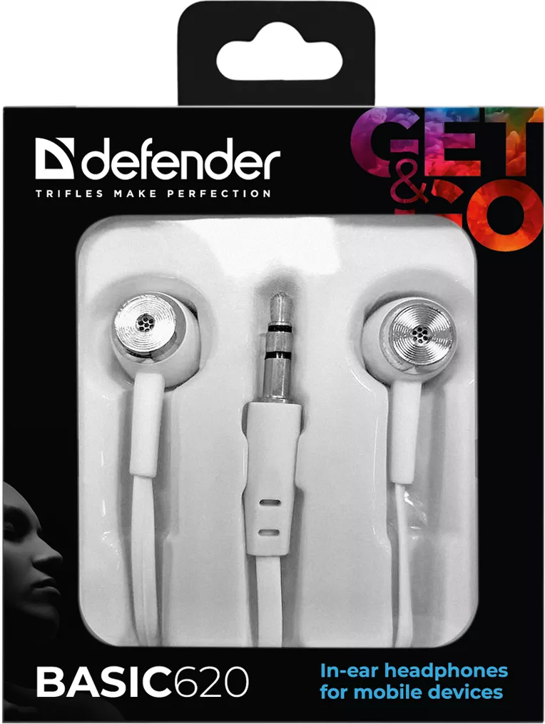 Наушники Defender Basic 620 White (63625) - фото 3