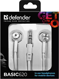 Наушники Defender Basic 620 White (63625) - миниатюра 3 Наушники Defender Basic 620 White (63625) - миниатюра 3