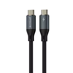 USB PD Кабель Proove PowerFull 100w USB Type-C - Type-C cable Black (CCPF11002201)