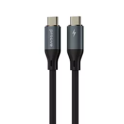 Кабель Proove PowerFull 100w USB Type-C - Type-C PD cable Black (CCPF11002201)