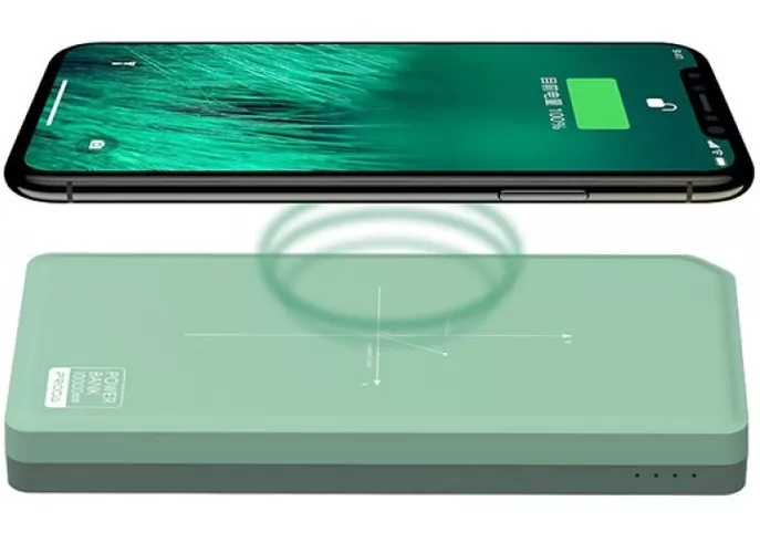 Повербанк Remax Chicon Wireless PPP-33 10000 mAh Green - фото 3